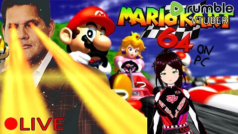(VTUBER) - Playing the UnOfficial Mario Kart 64 PC Port - RUMBLE