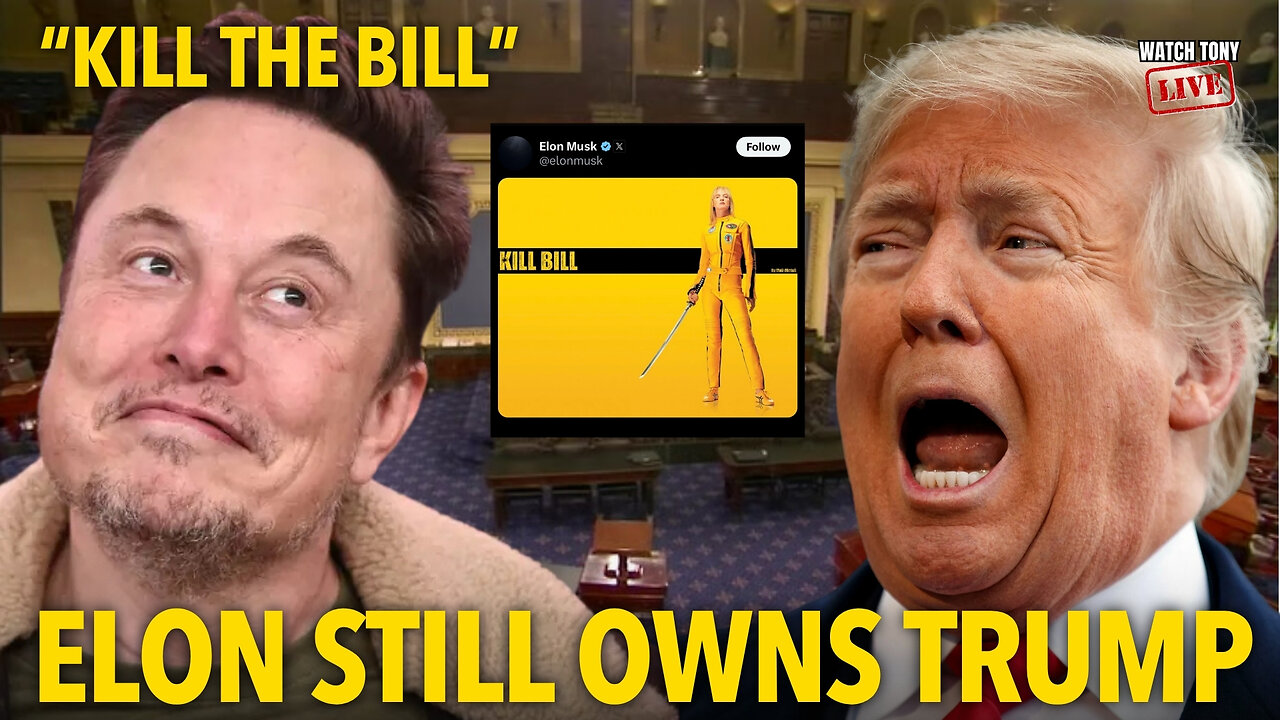“KILL BILL”: Elon Musk Just REPOED Trump’s Presidency | The Tony Michaels Podcast #919