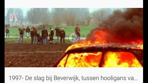 Hooligans feyenoord vs ajax ,, beverwijk 1997