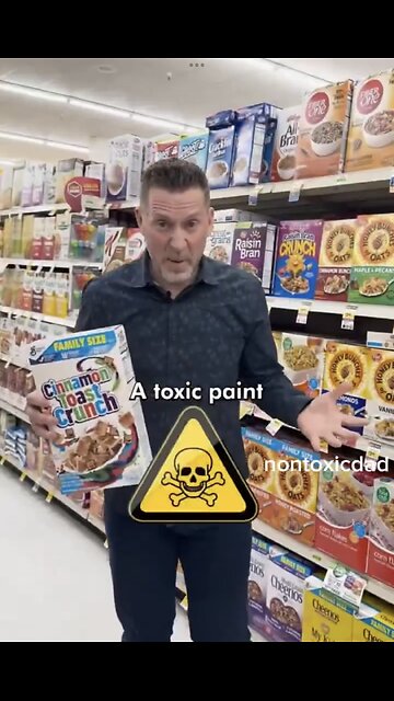 EXPOSING TOXIC PAINT CLEANER🏪☢️🧑‍🎨FOUND IN POPULAR FOOD CEREAL🛒🥡⚠️💫