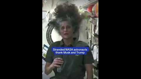 Watch astronauts stranded by Joe Biden express gratitude to #ElonMusk and President #Trump