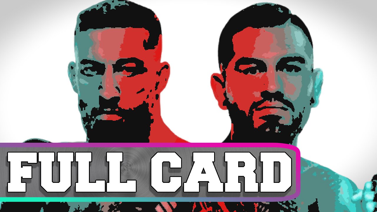 UFC Roman vs Fluffy | Splits, Picks & Bets