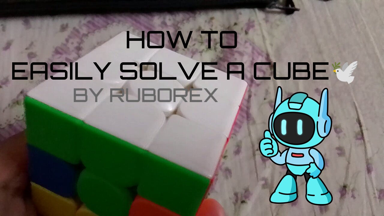 HOW TO EASILY SOLVE A CUBE 🕊️