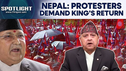 Nepal_ Pro-Monarchy Protesters Demand Former King Gyanendra Shah_s Return _ Spotlight _ N18G