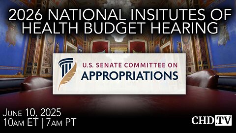 2026 National Institutes of Health Budget Hearing