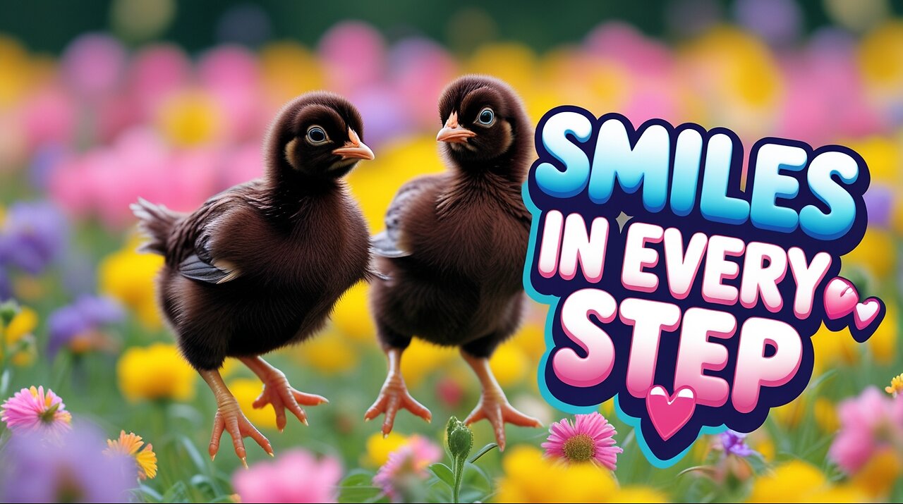🔥 Watch These Happy Chicks Take Over the Farm! 🐥🌿