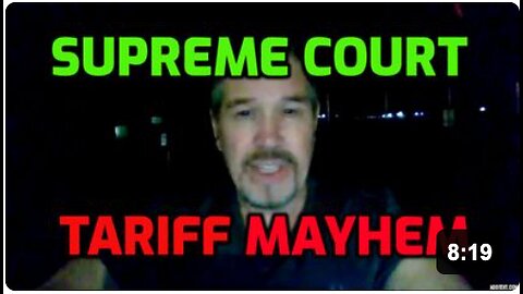 TARIFFS ARE ON LIFE SUPPORT - TRUMP'S CROWN JEWEL IS A "FUGAZI"