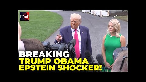 JUST NOW: Trump Drops Epstein Bombshell At White House – What He Said About Obama Changes All