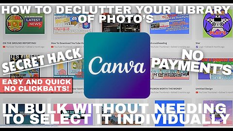 How To Declutter Canva (Delete Files In Bulk)