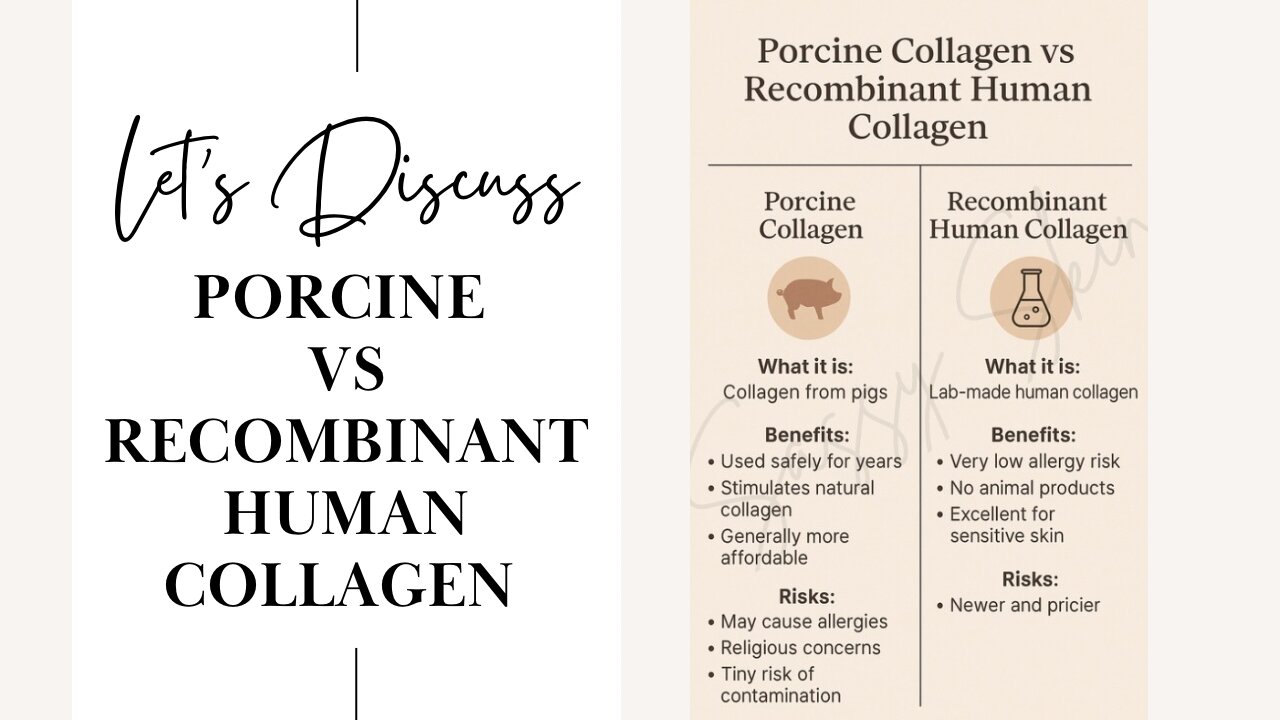 Let's Discuss Porcine & Recombinant Collagen