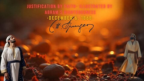 Justification by Faith- Illustrated by Abram’s Righteousness, Spurgeon
