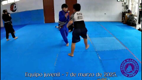 Equipo juvenil de Jiu Jitsu Brasileño