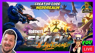 Fortnite Shock 'N Awesome w/ YOU! Creator Code: NERDREALM 8/28/25