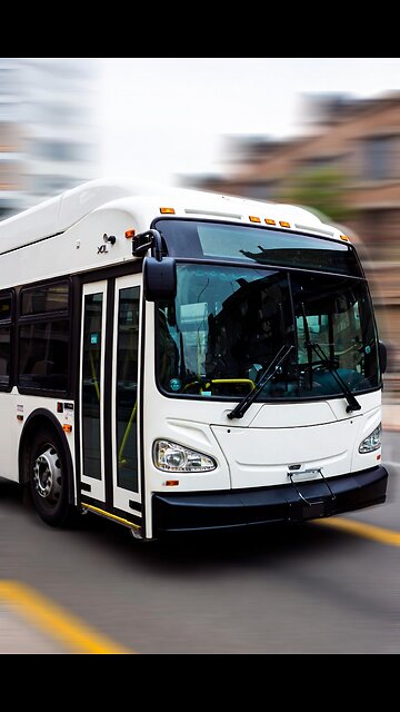 White NewFlyer XN40 Citybus