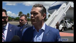 Defense Secretary Hegseth Speaks to Reporters