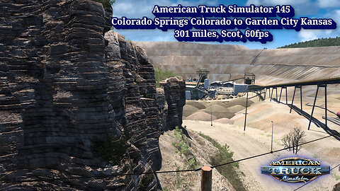 American Truck Simulator 145, Colorado Springs Colorado to Garden City Kansas, 301 miles, Scot