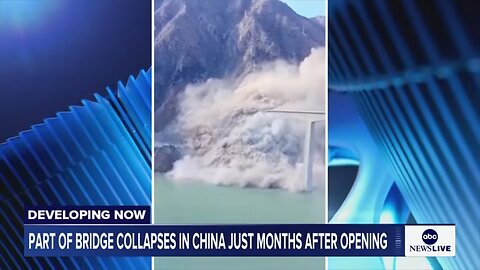 Part of Hongqi bridge collapses in China months after opening