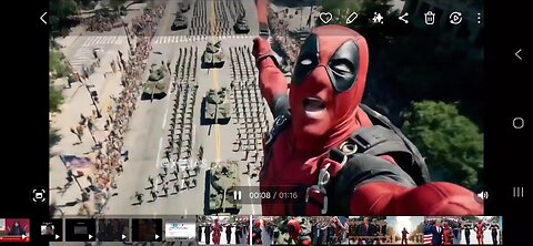 DEADPOOL AT MILITARY PARADE - DILLEY MEME TEAM & XERIAS