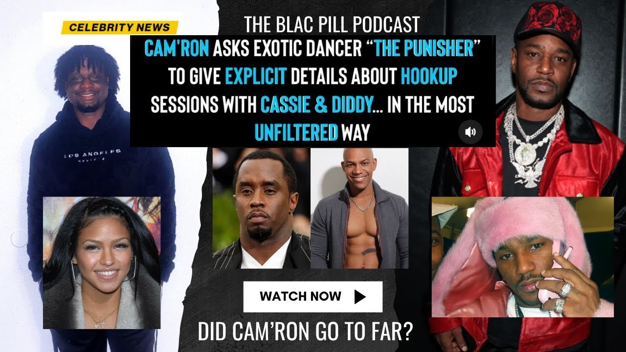 Cam'ron asks exotic dancer to give explicit details about Sessions with Cassie and Diddy- SMH