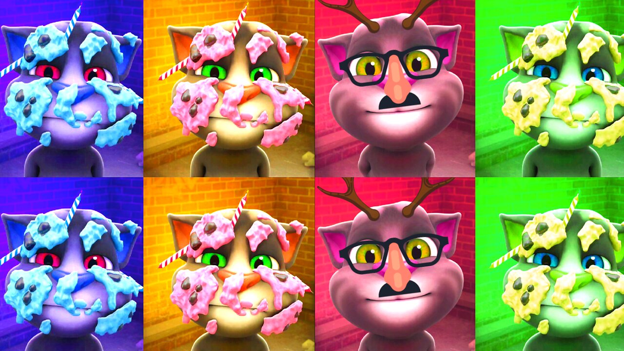Talking Tom’s Rainbow Reactions! | Super Silly Moments