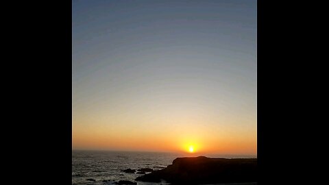 Summertime Pacific Ocean Sunset