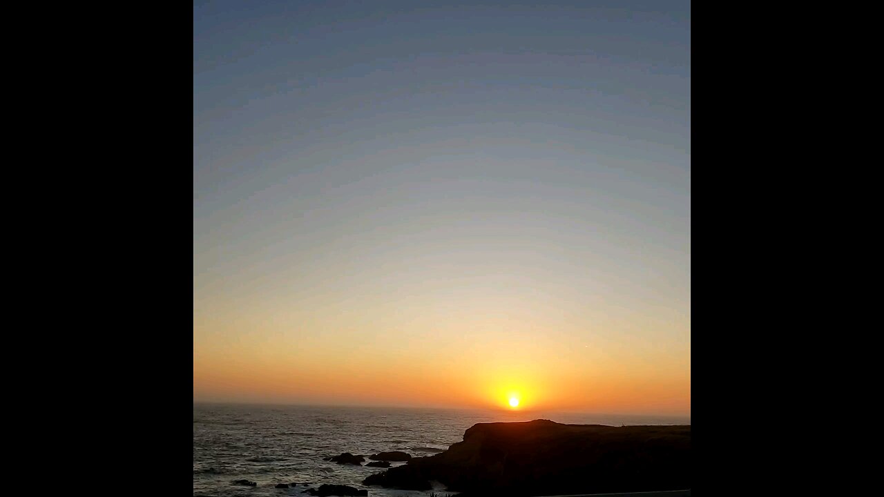 Summertime Pacific Ocean Sunset