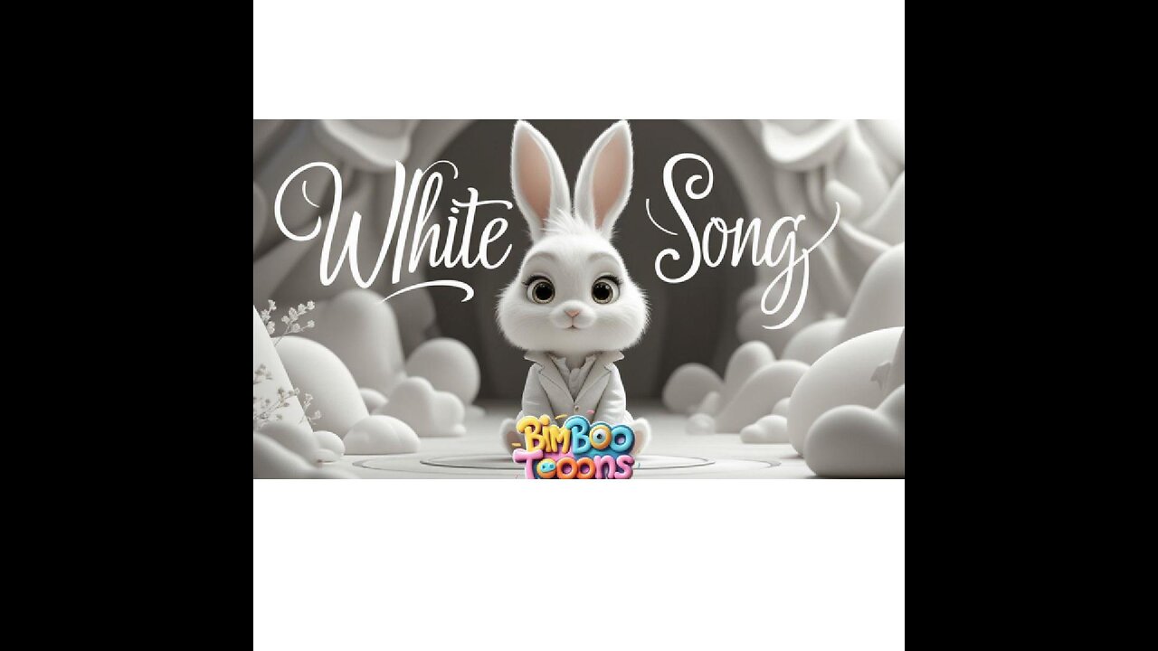 WHITE SONG with White Rabbit - A Color Adventure! | learning colors | nursey rhyme | kids song