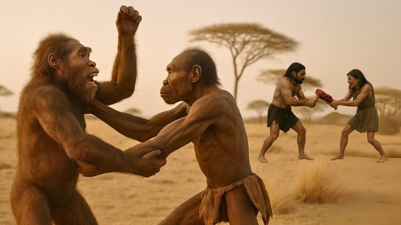 Life Million Years Ago | The first prehistoric humans confronted a less-evolved species.