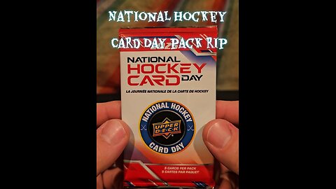 2025 Upper Deck National Hockey Card Day pack rip