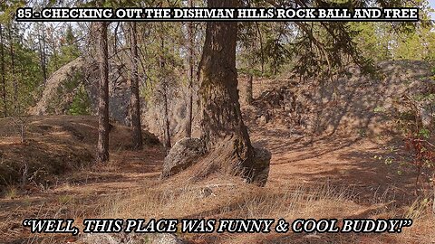 CHECKING OUT THE DISHMAN HILLS ROCK BALL AND TREE