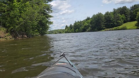 Kayaking Mayfield lake ny