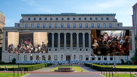 Police arrest Columbia University protesters that took over the library