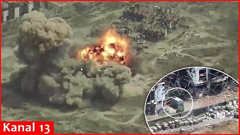 MiG-29 crashes with US bombs a command post in Kherson where Russian military, ammunition gathered