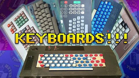 "The Good, the Bad & the Velcro: Vintage Computer Keyboards" (20May2025) A Tech Time Traveller Vlog
