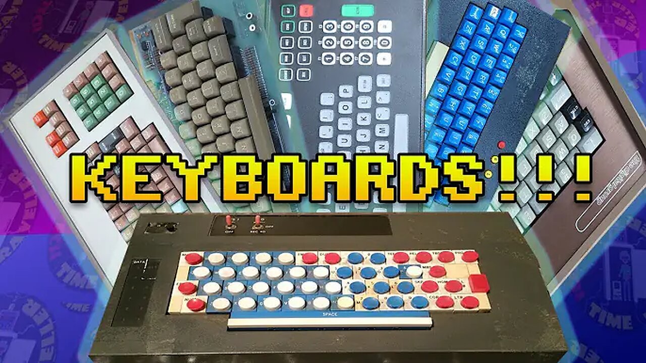 "The Good, the Bad & the Velcro: Vintage Computer Keyboards" (20May2025) A Tech Time Traveller Vlog