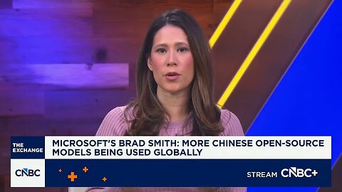 Microsoft's Brad Smith warns about China's momentum in AI