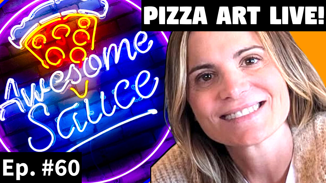 Awesome Sauce PIZZA ART LIVE Episode #60: Kelly Schwartz!