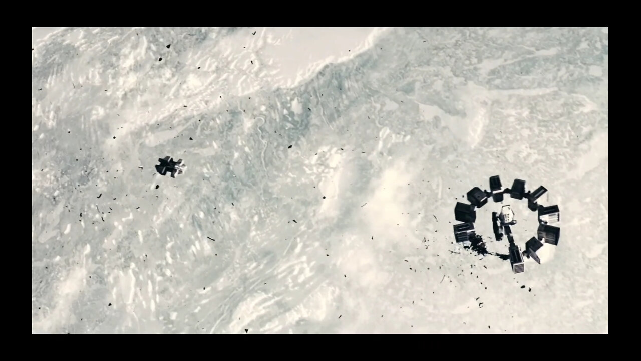Interstellar Docking Scene