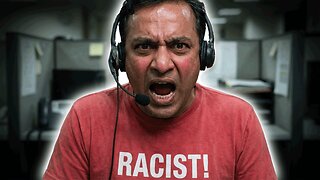 Racist Scammer Thinks Gravity Does Not Exist?