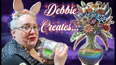 Diamond Painting Vase of Flowers Stand Up & Flower Coasters - Create and Review