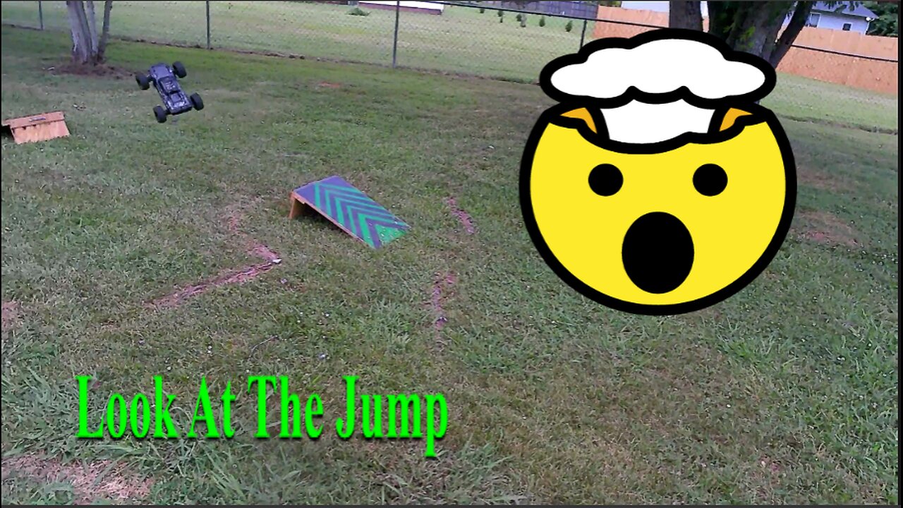 RC Turbo In The Back Yard Jumping Ramps Part 3