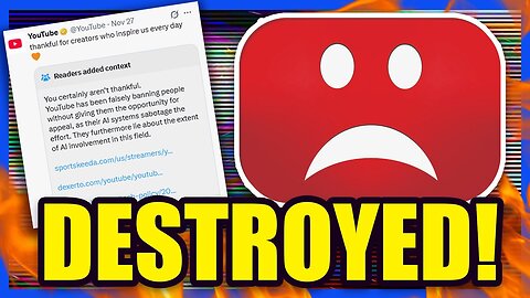 YouTube is Getting DESTROYED by Community Notes on X! | Clownfish TV