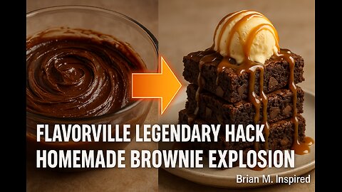 FlavorVille Legendary Hack 🔥 | Homemade Brownie Explosion Dessert | Brian M. Inspired