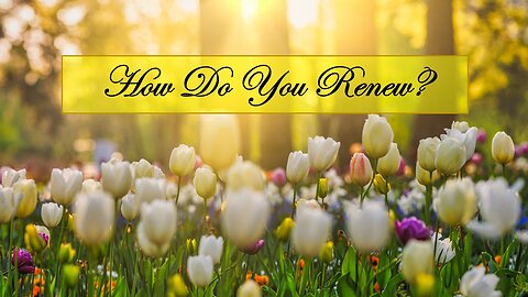 How Do You Renew?