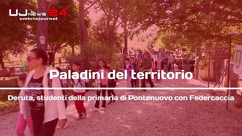 Deruta, studenti della primaria di Pontenuovo ‘Paladini del territorio’ con Federcaccia