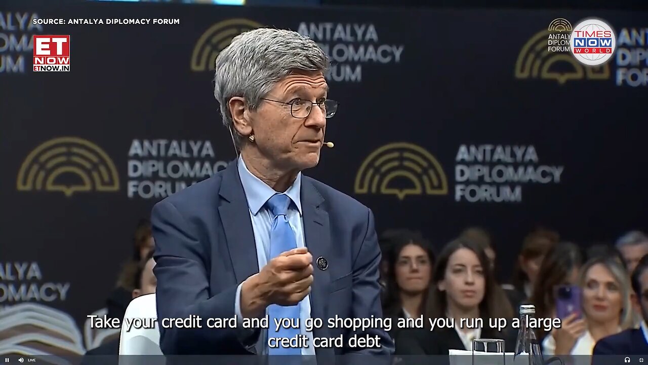 Jeffrey Sachs: "Trade Deficit is Symptom of Inefficiency"