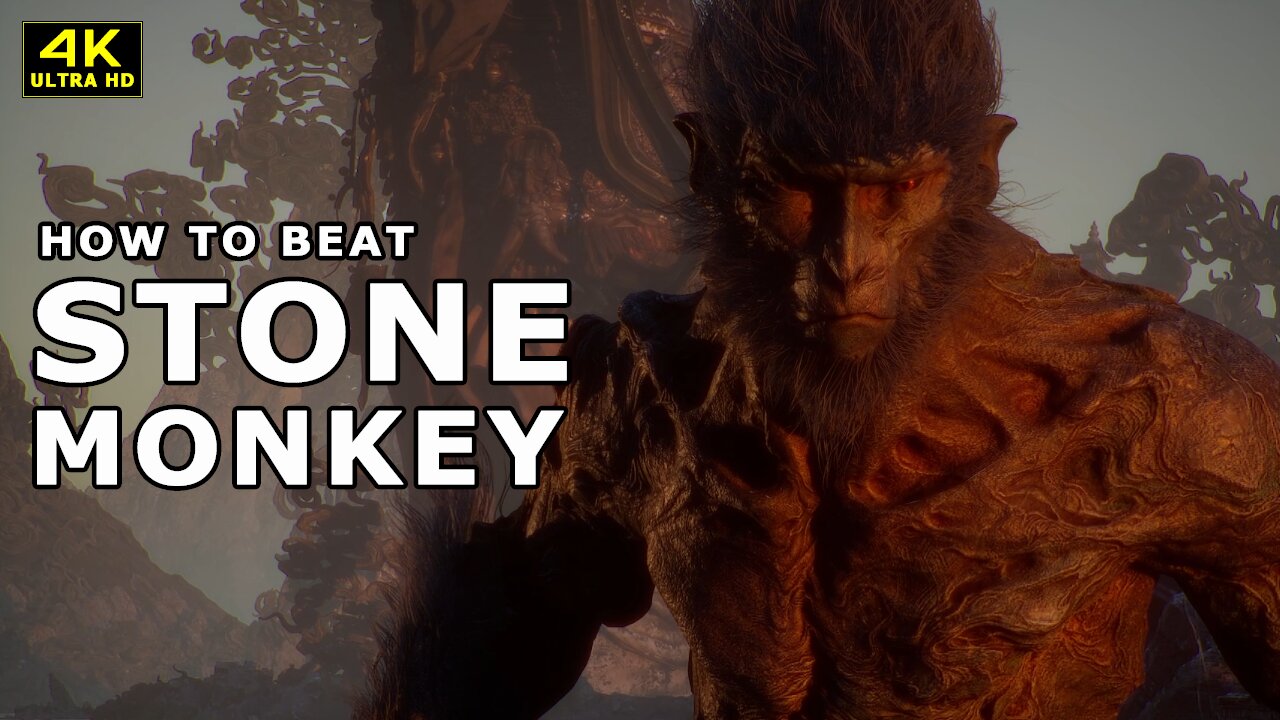 BLACK MYTH WUKONG - HOW TO BEAT STONE MONKEY | BOSS FIGHT