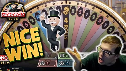 4 ROLLS MONOPOLY BONUS FOR THE WIN!