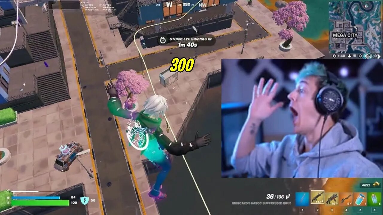 Ninja's Jaw DROPS After Getting His Most INSANE Kill In Fortnite!