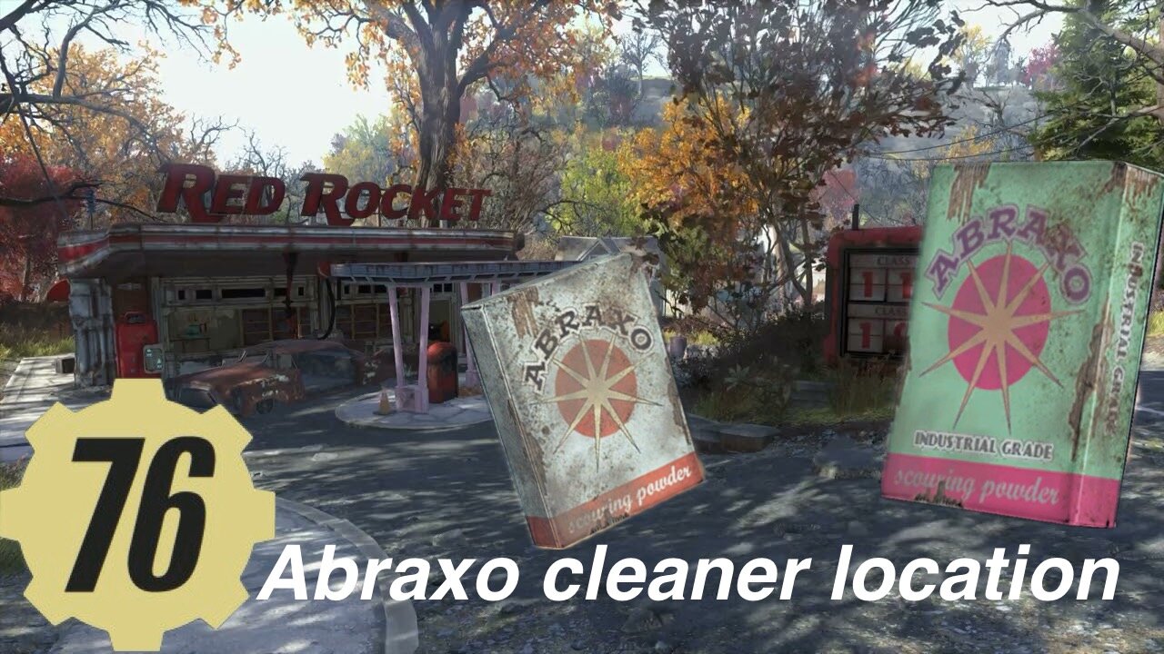 Fallout 76 Abraxo cleaner locations, antiseptic Daily challenge: scrap junk to produce antiseptic, acid, fiberglass